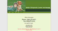 Desktop Screenshot of belfairchiropracticcenter.com